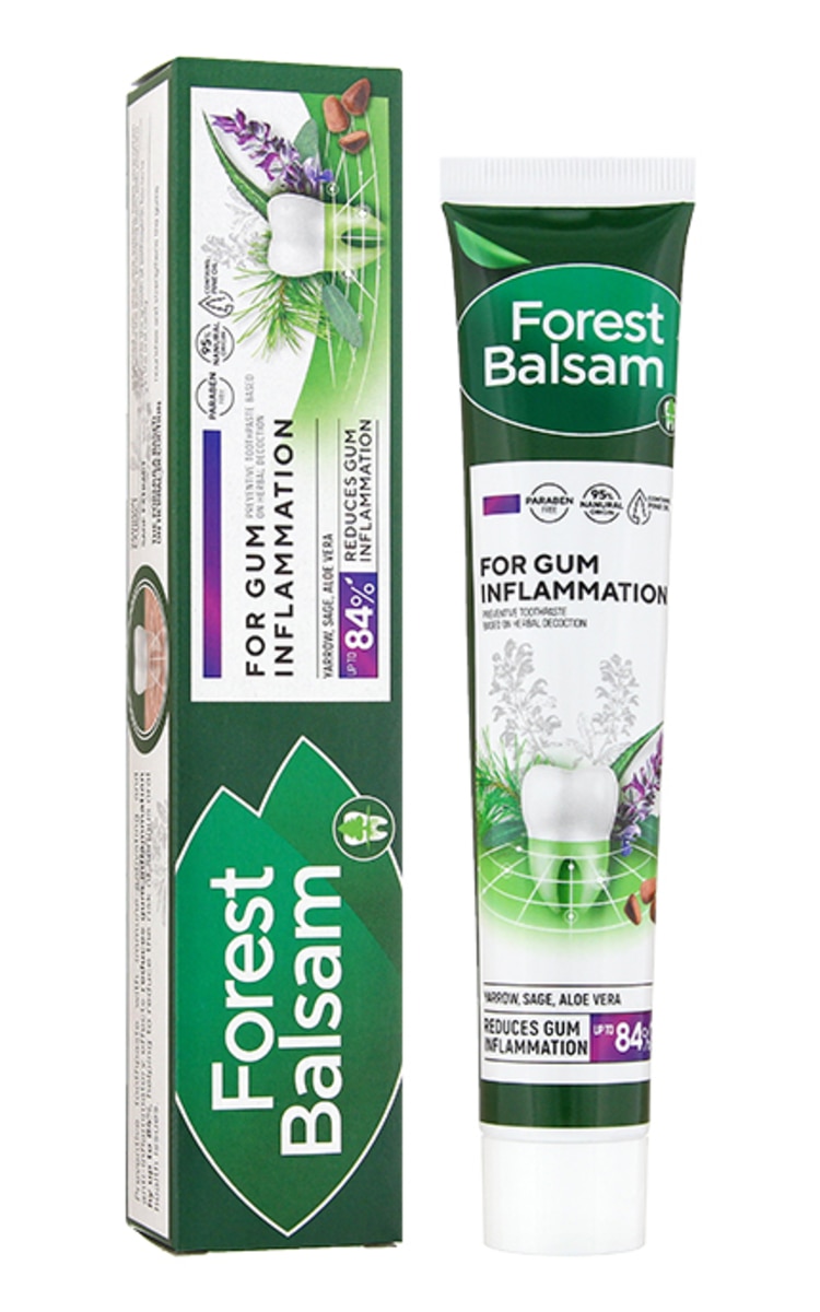 FOREST BALSAM Zobu pasta ar salvijas un alvejas ekstraktiem, 75ml