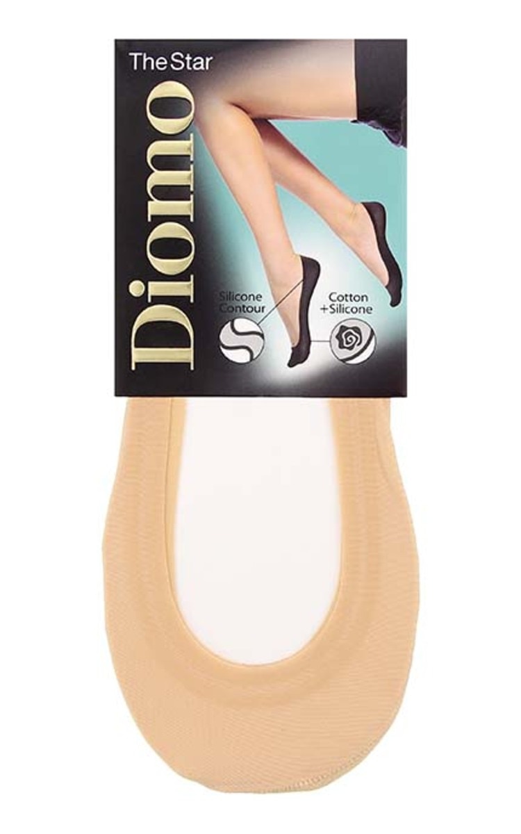 DIOMO DIOMO The Star sieviešu pēdiņas, Skin, 1 pāris DIOMO The Star sieviešu pēdiņas, Skin, 1 pāris
