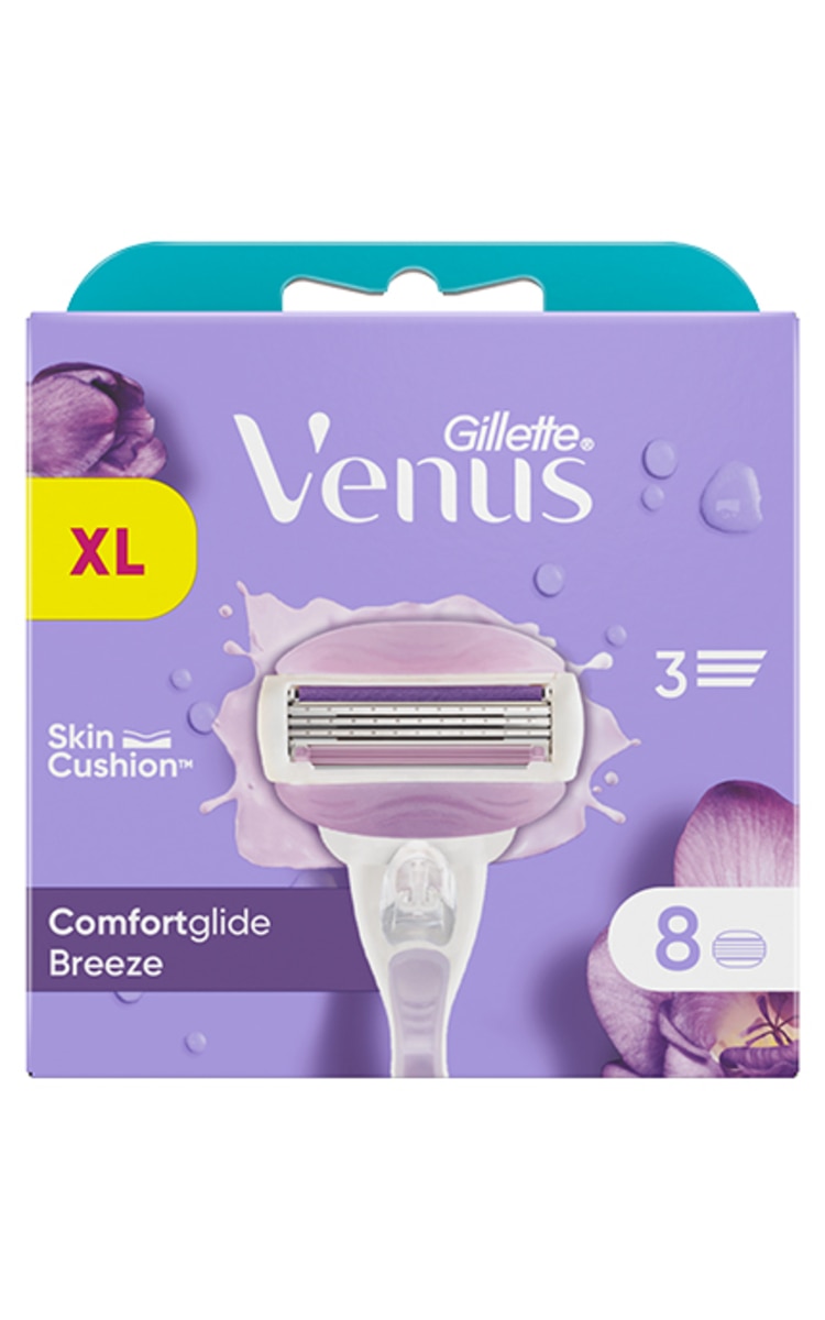 GILLETTE GILLETTE Venus Comfortglide Breeze XL maināmas skuvekļa kasetnes, 8gab. 8 gab.