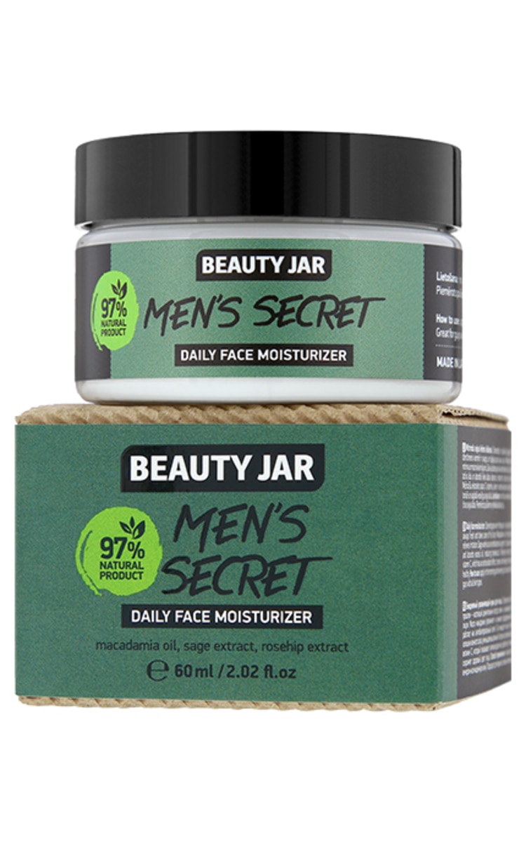 BEAUTY JAR BEAUTY JAR Men's Secret mitrinošs sejas krēms, 60ml
