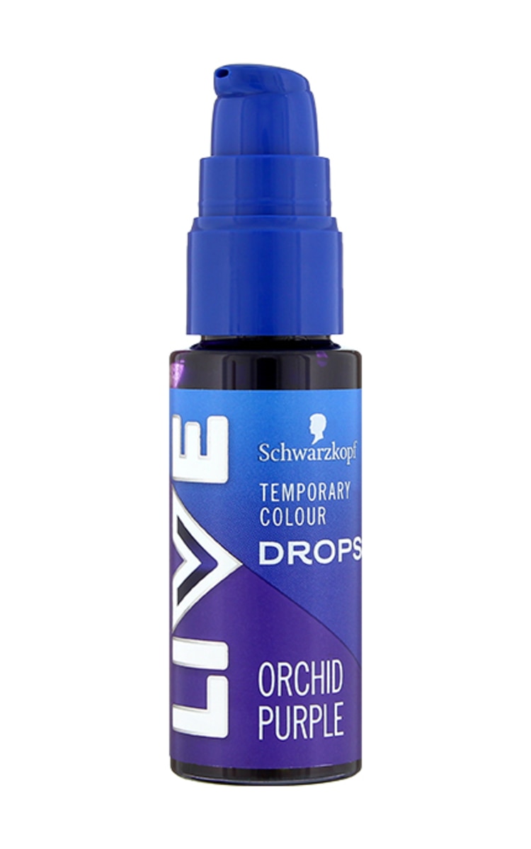 LIVE COLOR LIVE Colour Drops matu krāsas pilieni, Orchid Purple, 30ml 30 ml