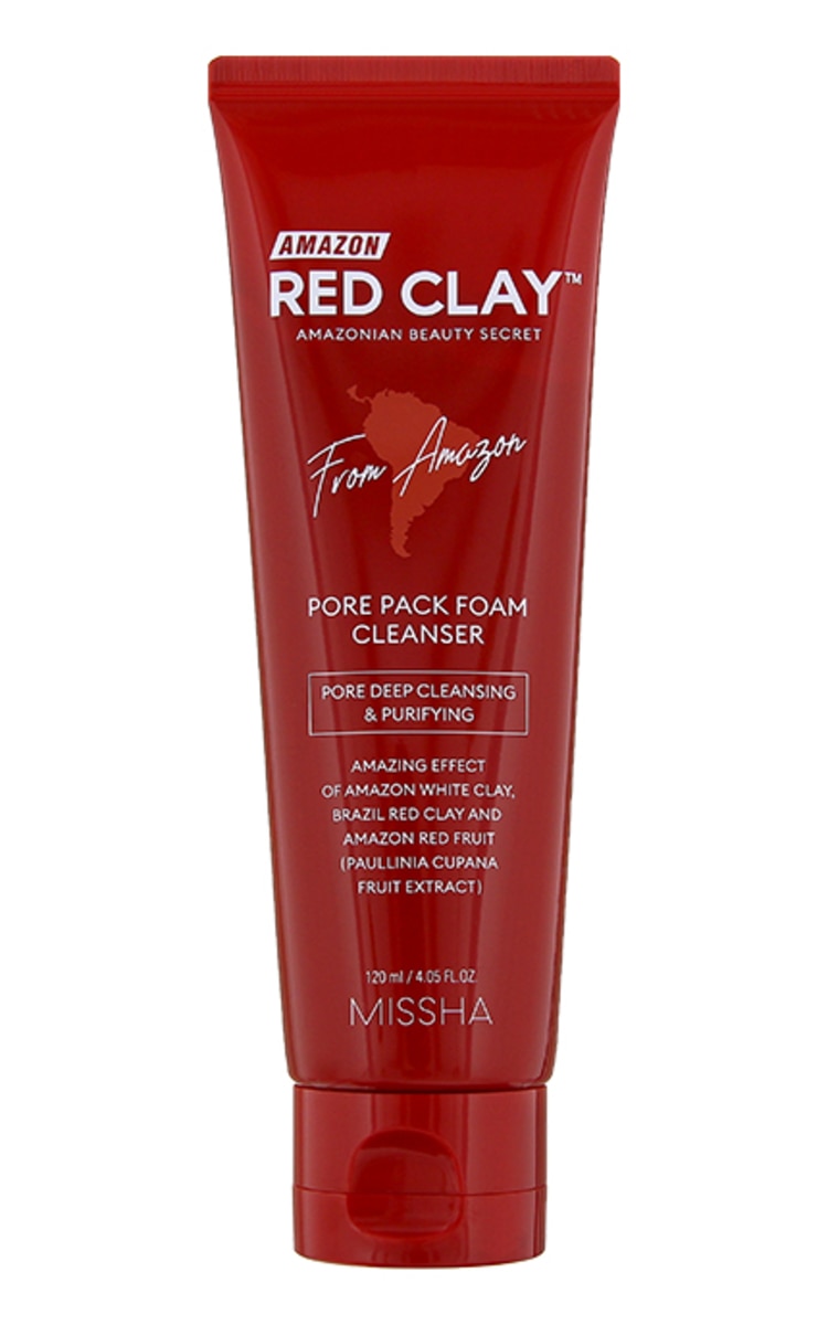 MISSHA MISSHA Amazon Red Clay™  attīrošās putas porām, 120ml 120 ml