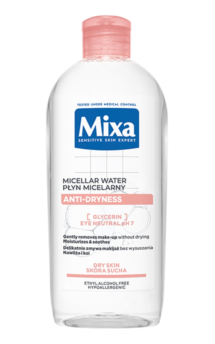 MIXA MIXA Anti-Dryness micelārais ūdens pret sausumu, 400ml 400 ml