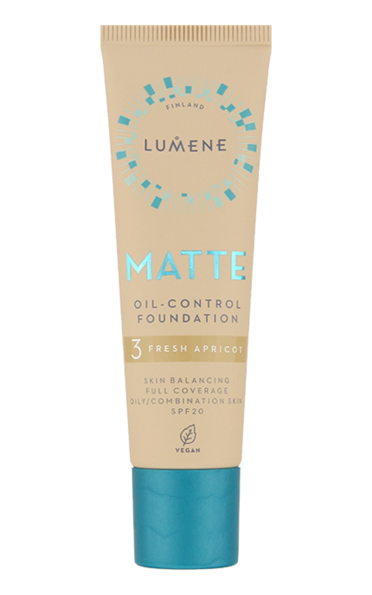 LUMENE LUMENE Matte Oil-Control tonālais krēms SPF20, 3 Fresh Apricot, 30ml Fresh Apricot