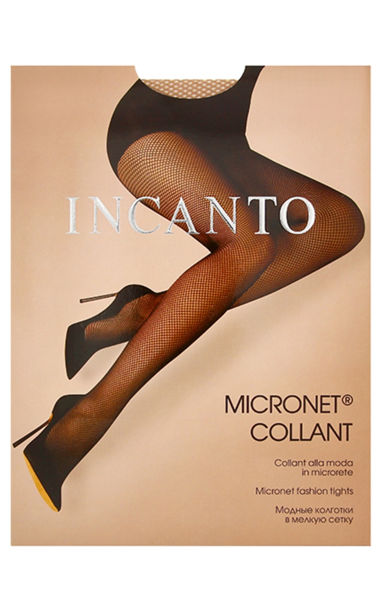 INCANTO INCANTO Micronet tīkliņa zeķbikses, Melon, izmērs 2/3 Naturel