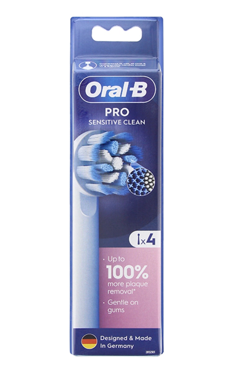 ORAL B ORAL-B PRO Sensitive Clean elektriskās zobu sukas uzgalis, 4gab. 4 gab.