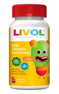  LIVOL undefined LIVOL Kids vitamīnu košļājamās pastilas, 60gab. 