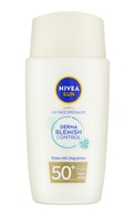 NIVEA SUN Derma Blemish Control SPF50+ saules aizsargfluīds taukainai ādai, 40ml