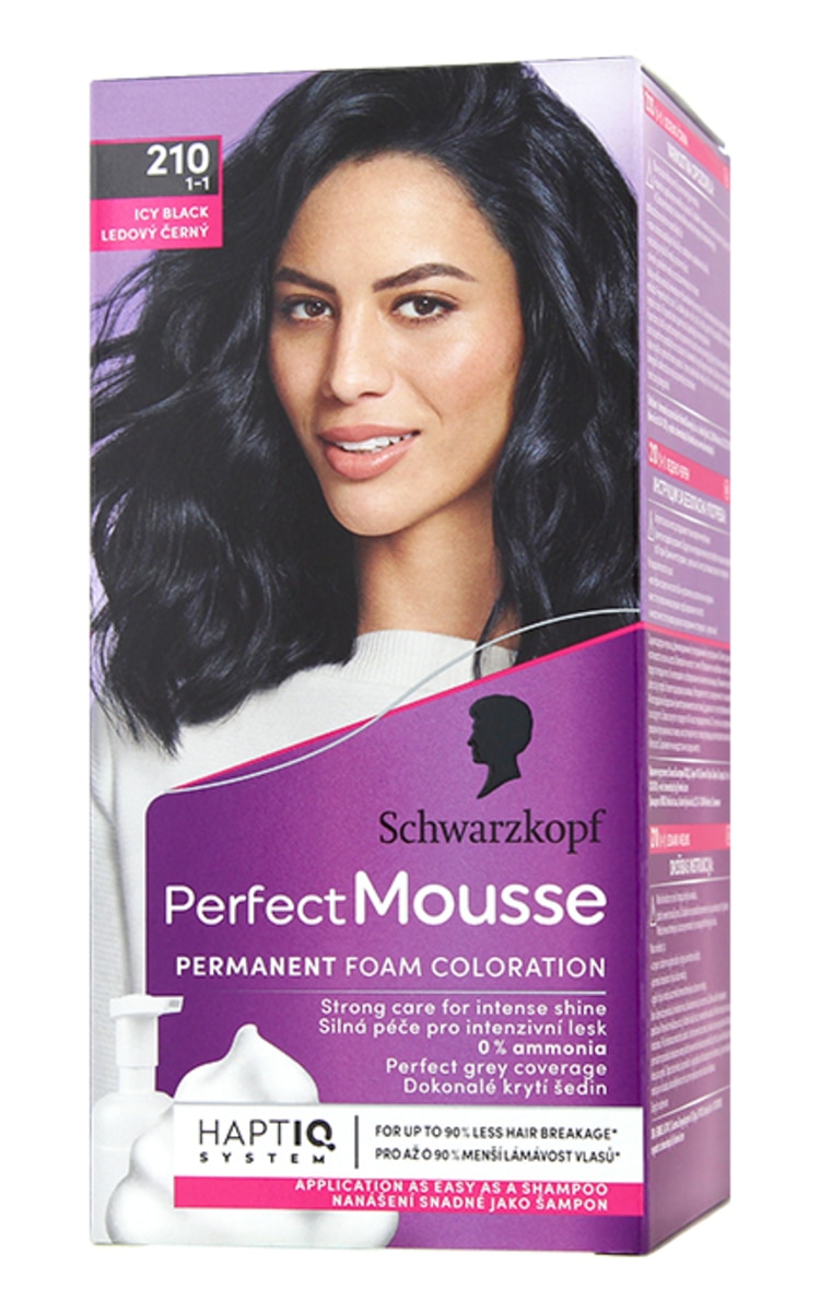 PERFECT MOUSSE PERFECT MOUSSE Краска для волос, 1-1 (210) Icy Black 1 шт