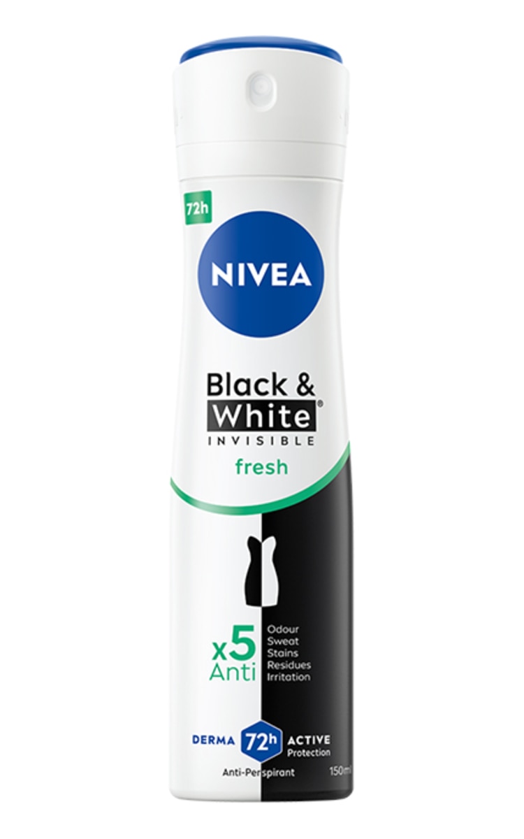 NIVEA NIVEA Black&White Fresh распыляемый антиперспирант, 150мл 150 мл