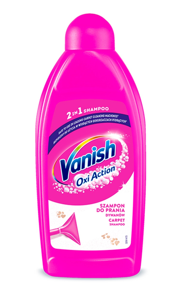 VANISH VANISH Oxi Action шампунь для чистки ковров, 500мл