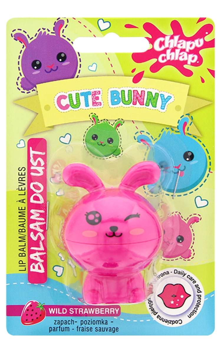 CHLAPU CHLAP CHLAPU CHLAP Cute Bunny бальзам для губ, клубника, 7г
