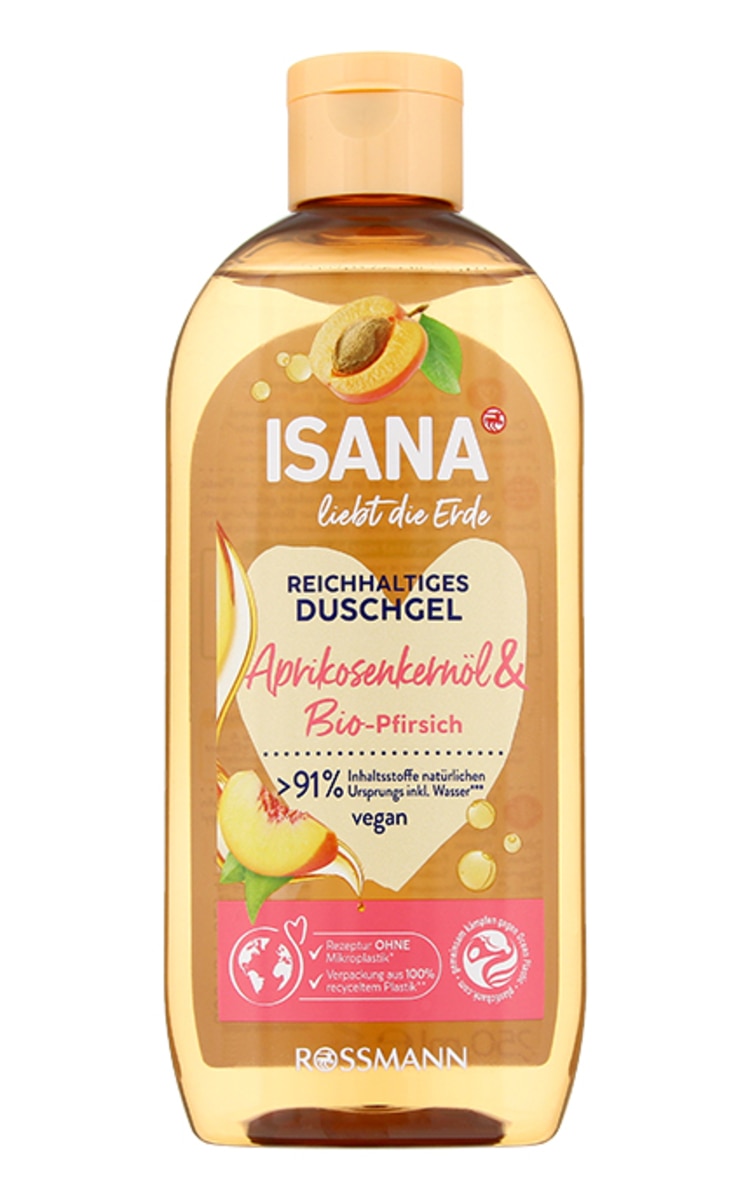 ISANA ISANA Aprikosenkernol&Bio-Pfirsich dušas želeja, 250ml 250 ml