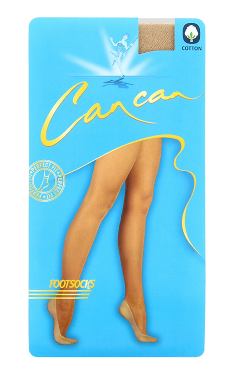 CANCAN Kokvilnas pēdiņas, Beige, 1pāris Beige