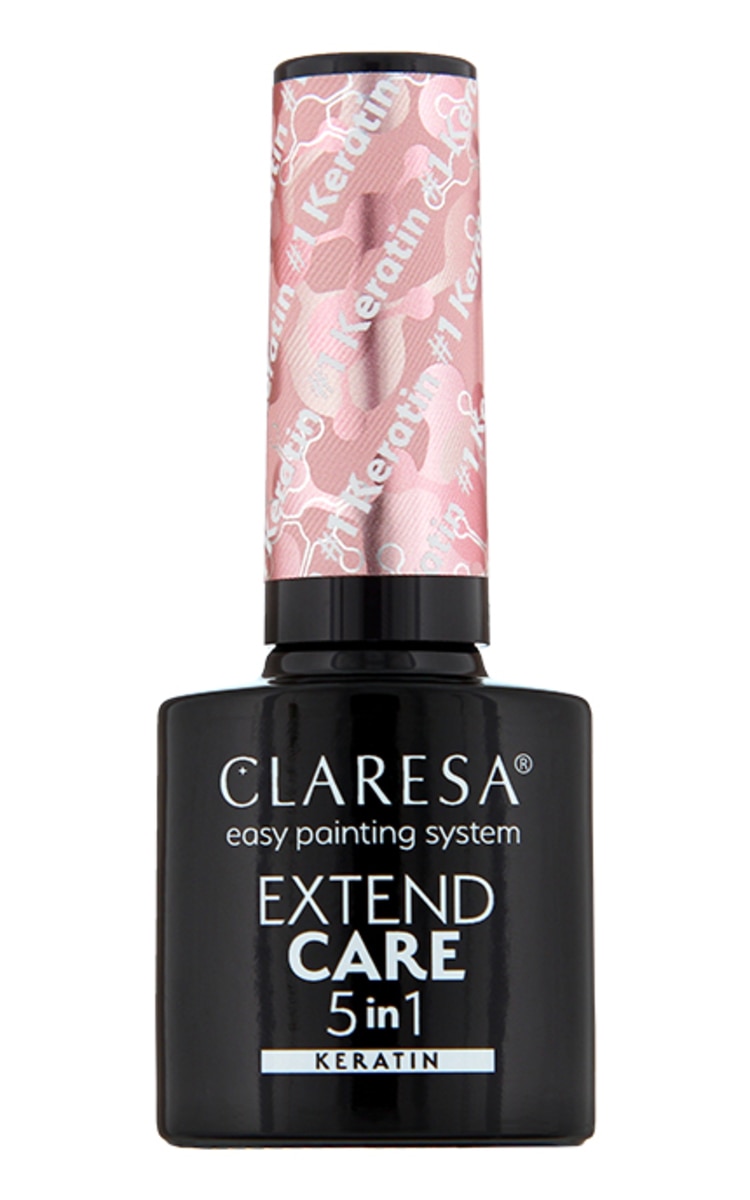 CLARESA CLARESA Extend Care 5in1 Keratin основа для гель-лака, #1 Keratin, 5мл Keratin