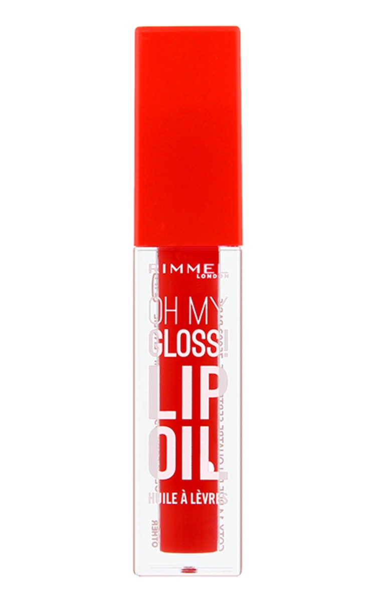 RIMMEL RIMMEL Stay Glossy Oh My Gloss! Lip Oil масло для губ, 004 Vivid Red, 4,5мл Vivid Red