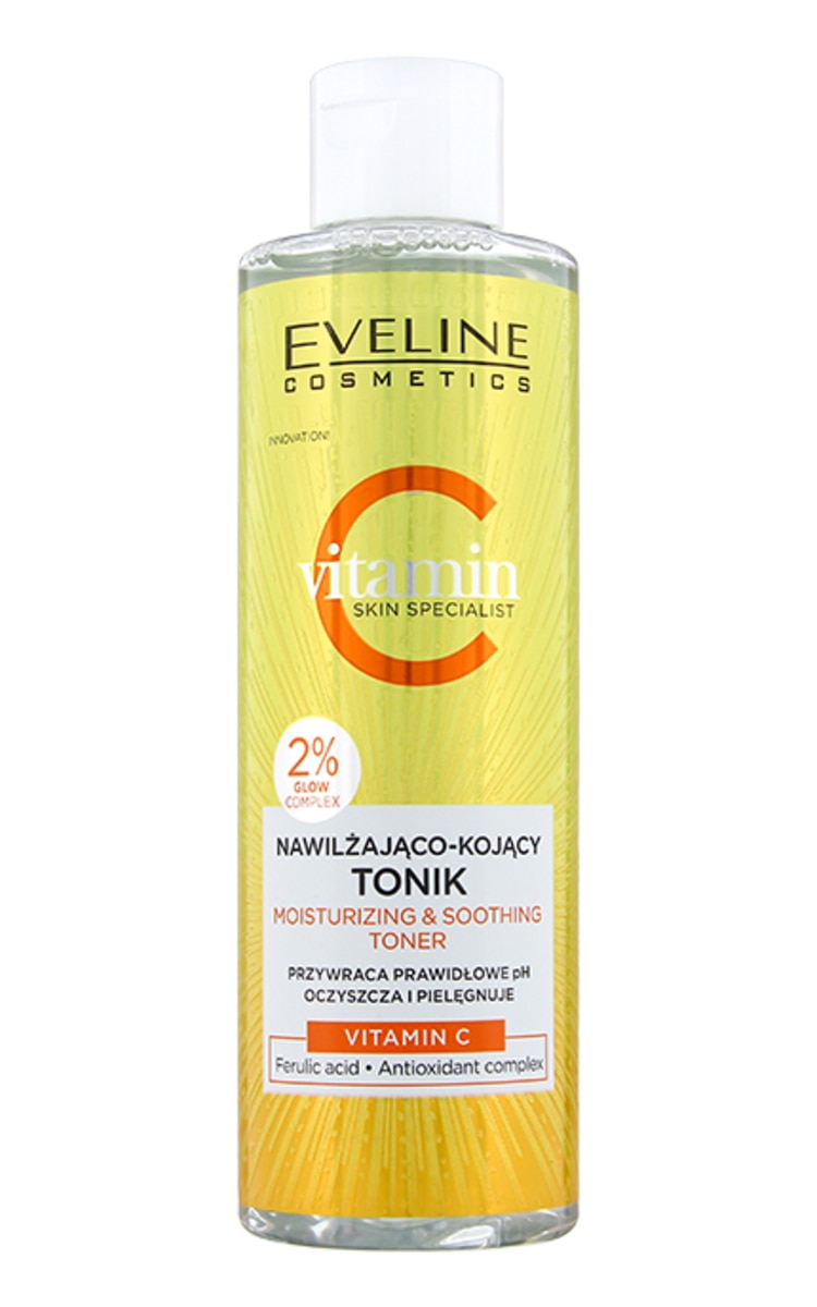 EVELINE EVELINE C Vitamin Skin Specialist mitrinošs un nomierinošs toniks visiem ādas tipiem, 200мл