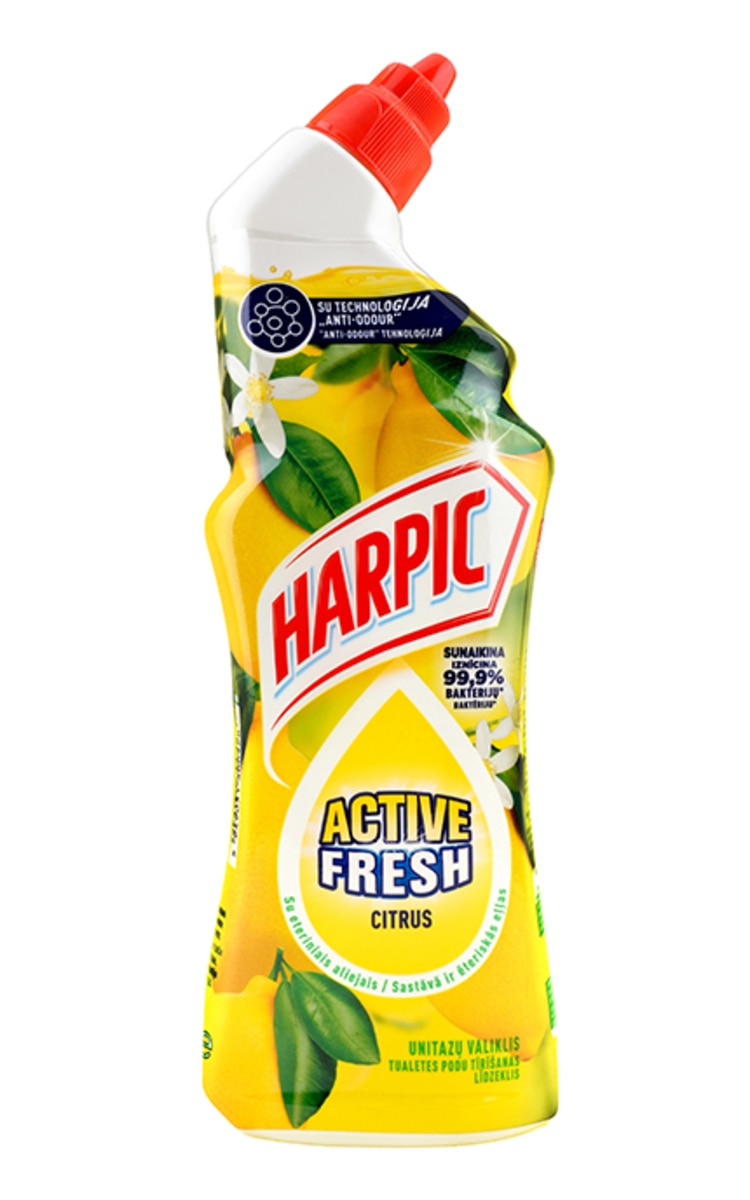 HARPIC HARPIC Active Fresh Lemon средство для чистки унитаза, 750мл 750 мл