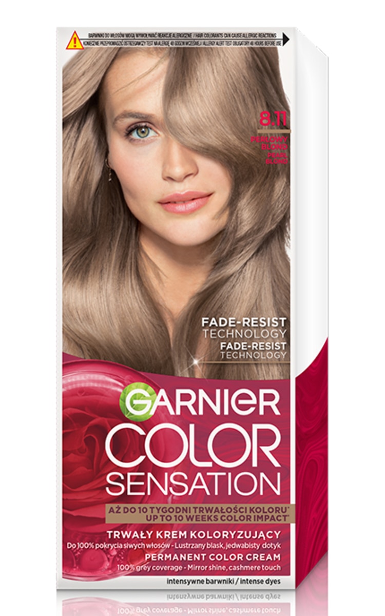 GARNIER SENSATION GARNIER COLOR SENSATION раска для волос, 8.11 Pearl Blond 1 шт