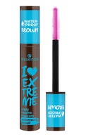  ESSENCE undefined ESSENCE I Love Extreme Crazy Volume Waterproof skropstu tuša, 01 Cozy Brown, 12ml 