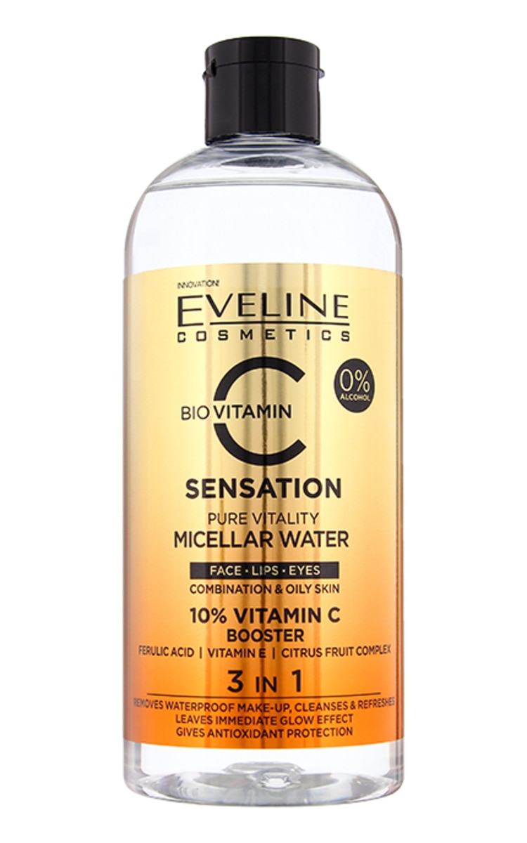 EVELINE EVELINE C Sensation micelārais ūdens, 400ml 400 ml