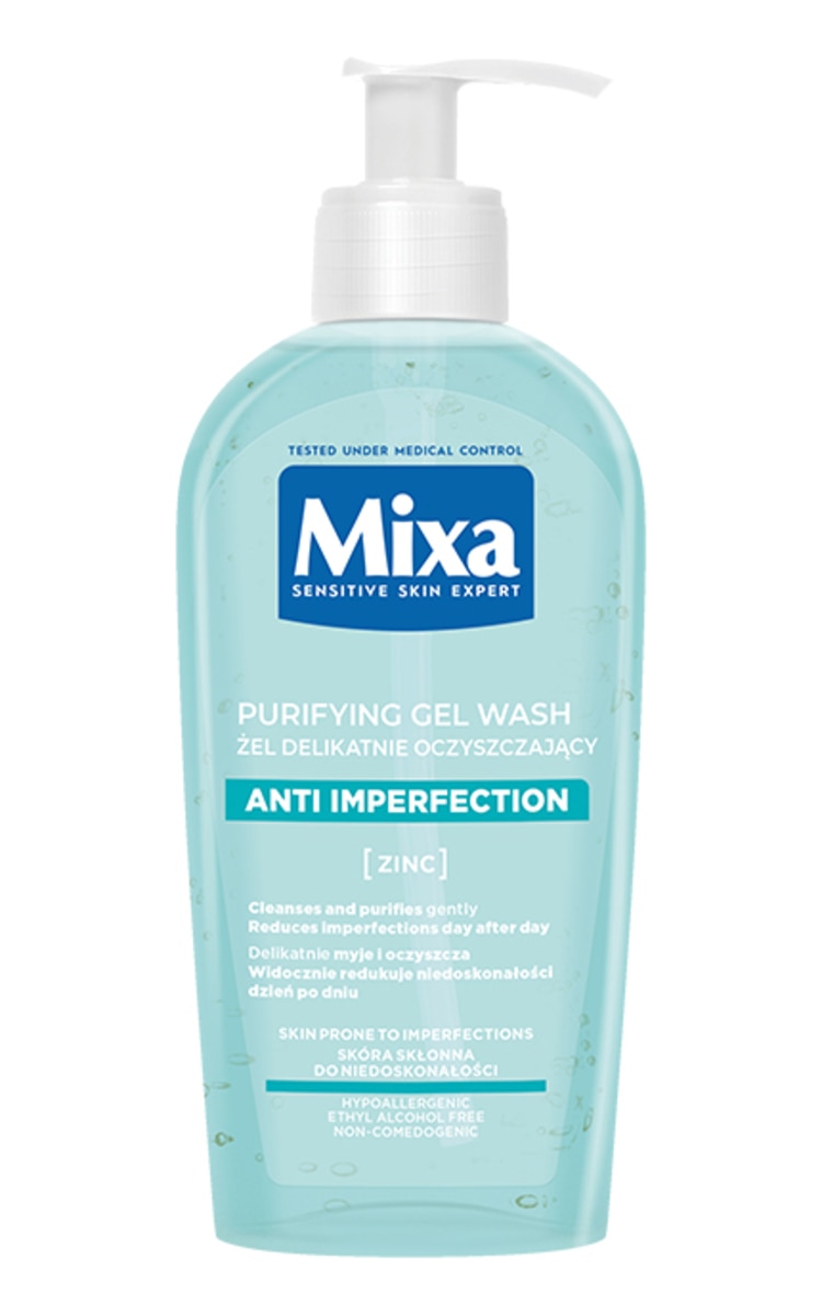 MIXA MIXA Anti-Imperfection attīrošā želeja pret ādas nepilnībām, 200ml 200 ml