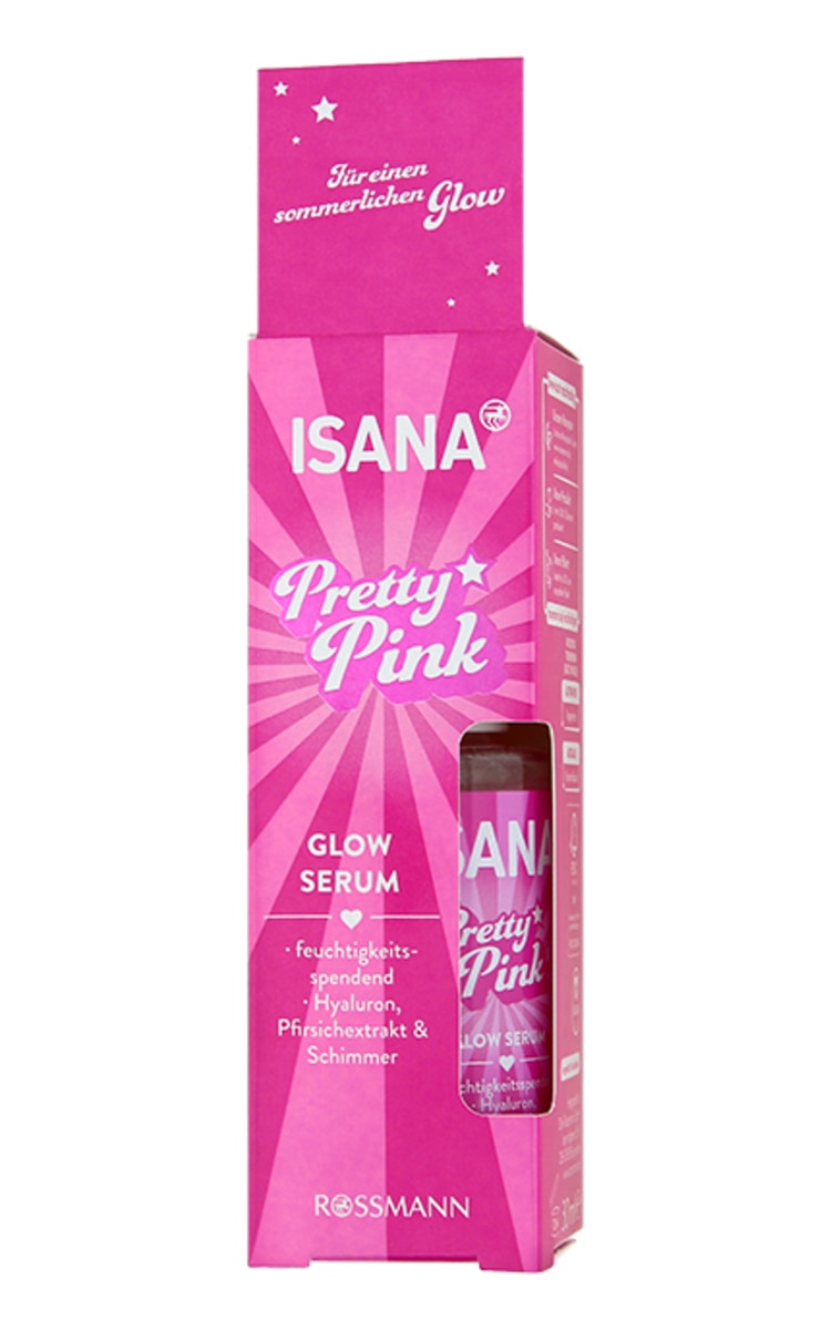 ISANA ISANA Pretty Pink mirdzošs serums ādai, 30ml