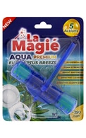 LA MAGIÉ Aqua Premium tualetes bloks, Eucalyptus Breeze (Blue Water), 1x40g