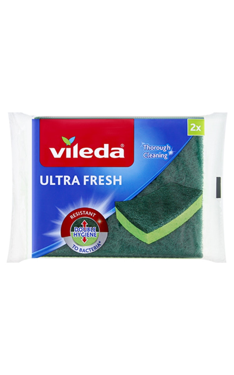 VILEDA Ultra Fresh Anti-Bacterial губка для посуды, 2шт.