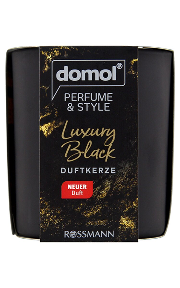 DOMOL DOMOL Perfume&Style Luxury Black, aromātiskā svece