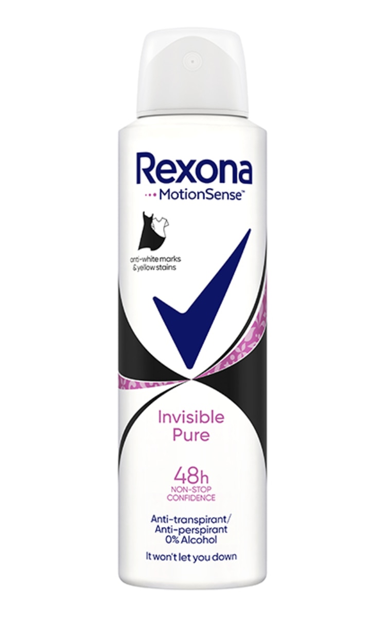 REXONA REXONA Invisible Pure распыляемый антиперспирант, 150мл 150 мл