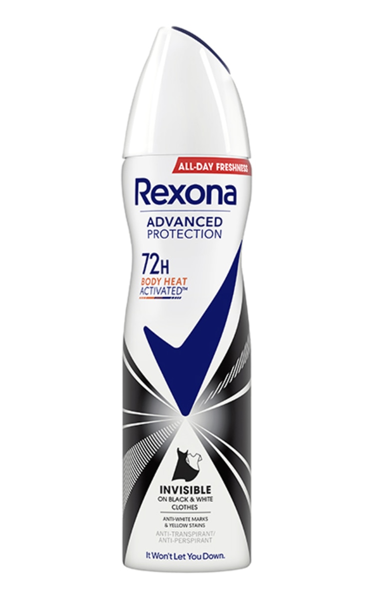 REXONA REXONA Invisible on Black+White Clothes izsmidzināms antiperspirants, 150ml 150 ml