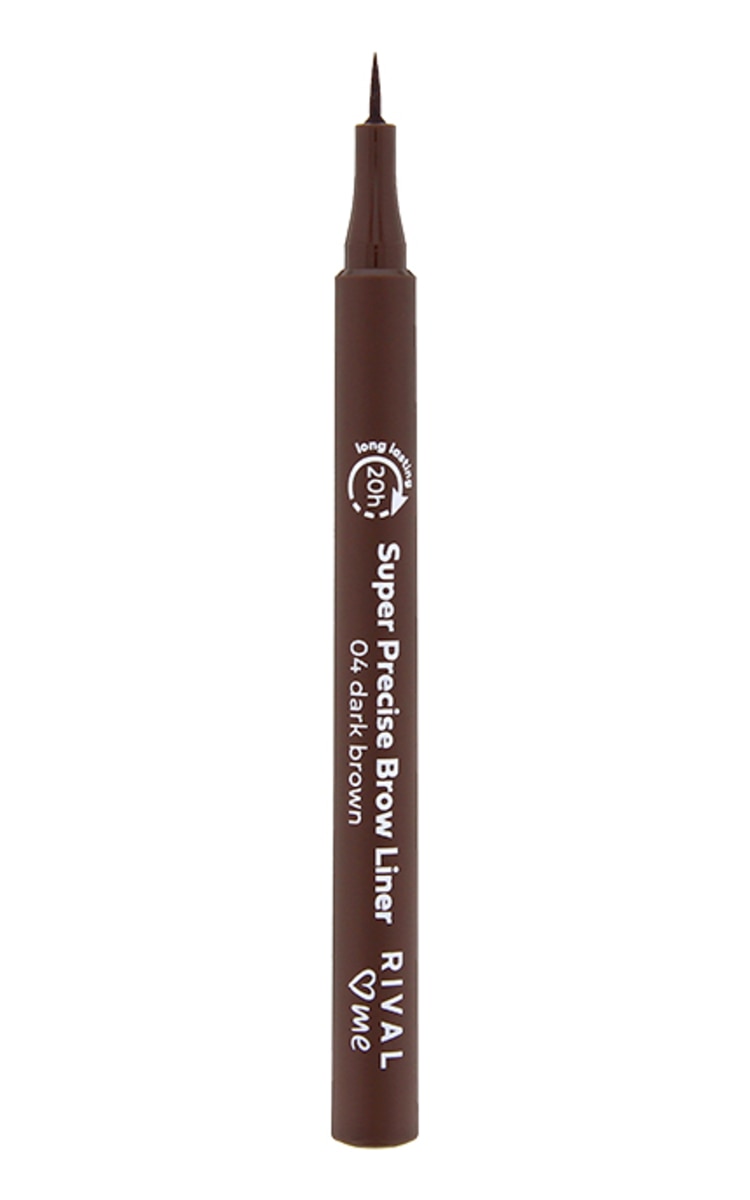 RIVAL LOVES ME RIVAL LOVES ME Super Precise Brow Liner uzacu laineris, 04 dark brown, 1,5ml dark brown