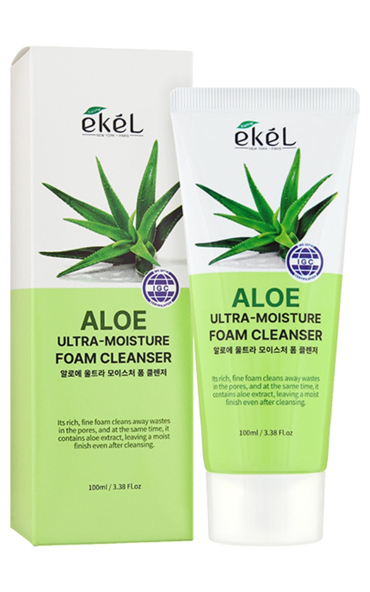 EKEL EKEL Aloe mitrinošas putas sejas mazgāšanai, 100ml 100 ml