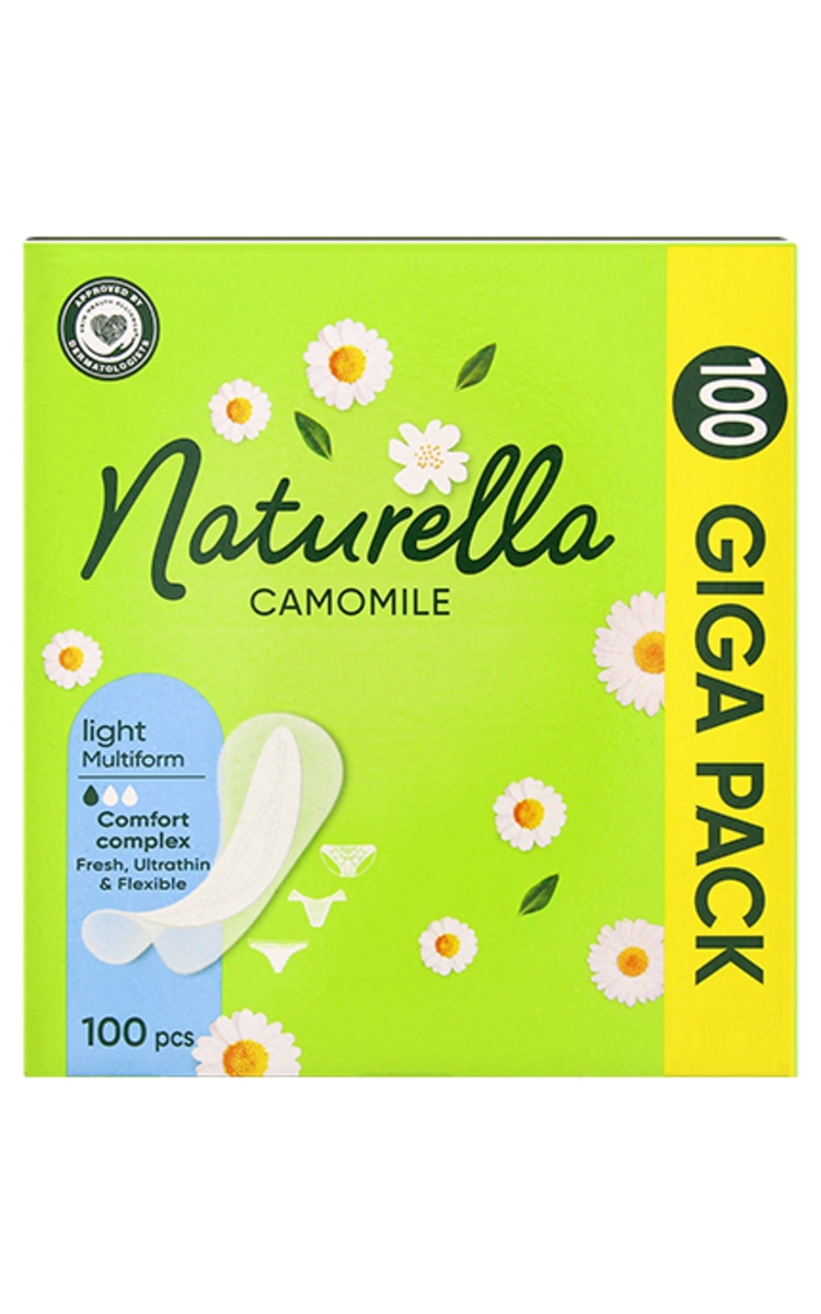 NATURELLA NATURELLA Camomile Light Multiform ежедневные прокладки, 100шт.