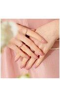 OHORA Semi Cured Gel Nail Strips (N Milk Rose) набор гелевых наклеек для маникюра, 30 наклеек