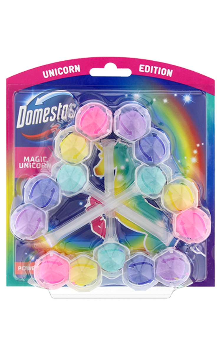 DOMESTOS DOMESTOS Magic Unicorn туалетный блок, 3x50г