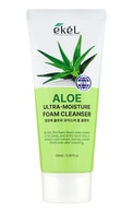 EKEL Aloe mitrinošas putas sejas mazgāšanai, 100ml