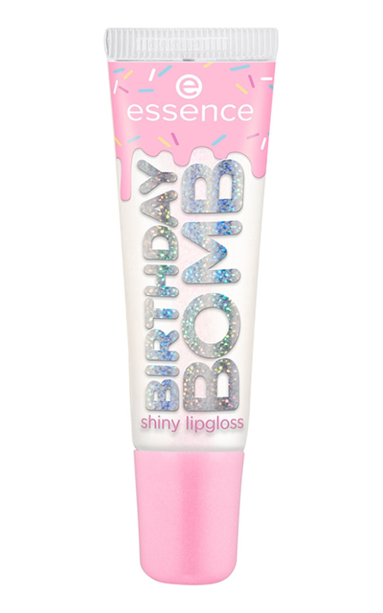 ESSENCE ESSENCE Birthday Bomb lūpu spīdums, 01 Cake My Day, 10ml
