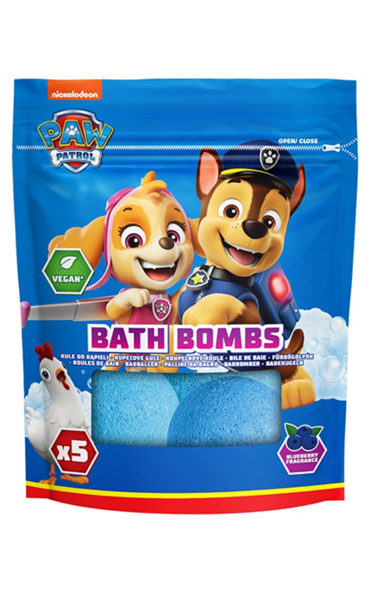 PEPPA PIG Bath Bombs Raspberry пенящаяся бомбочка для ванны, 5шт.