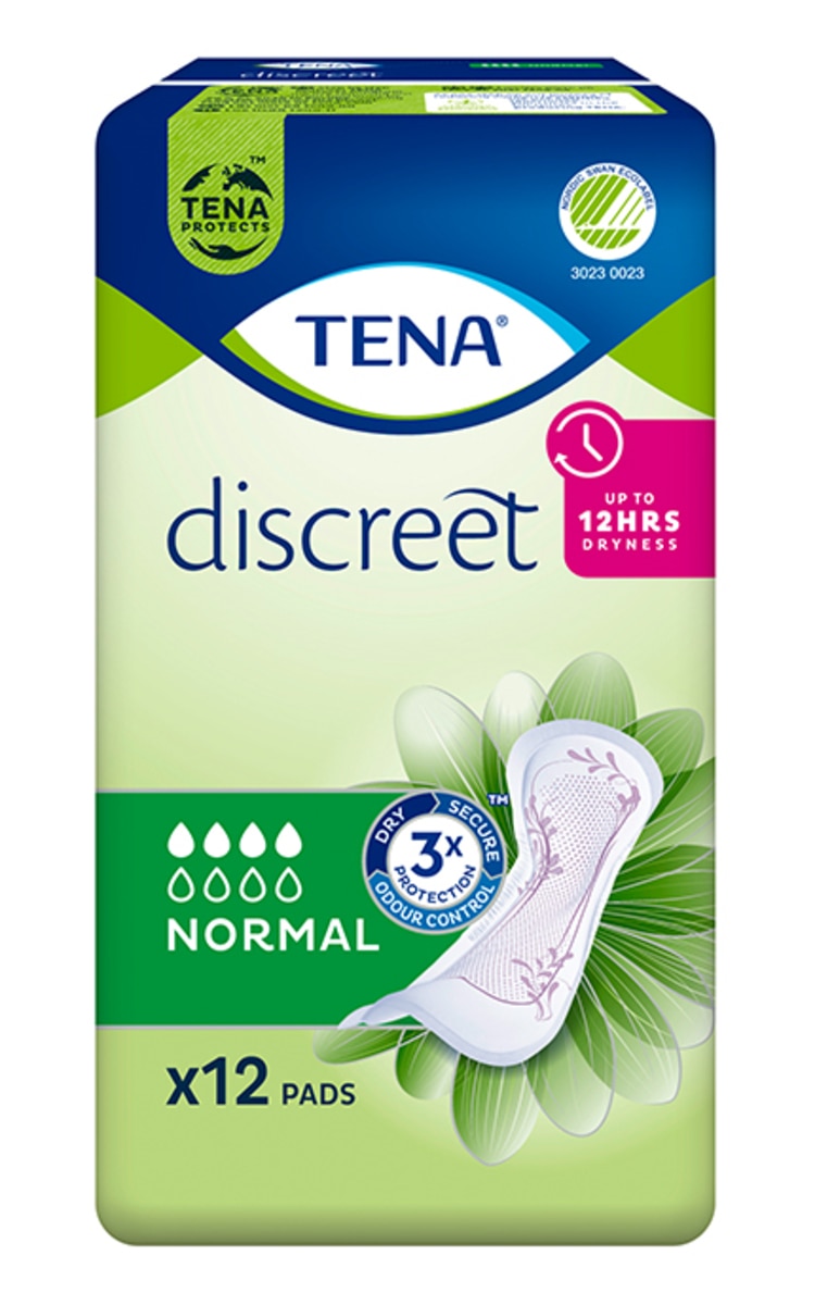 TENA TENA Discreet Normal uroloģiskās paketes, 12gab. 12 gab.