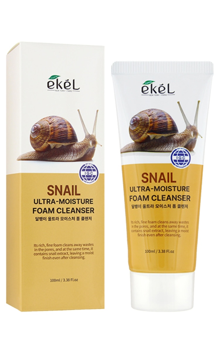 EKEL EKEL Snail reģenerējošas putas sejas mazgāšanai, 100ml 100 ml
