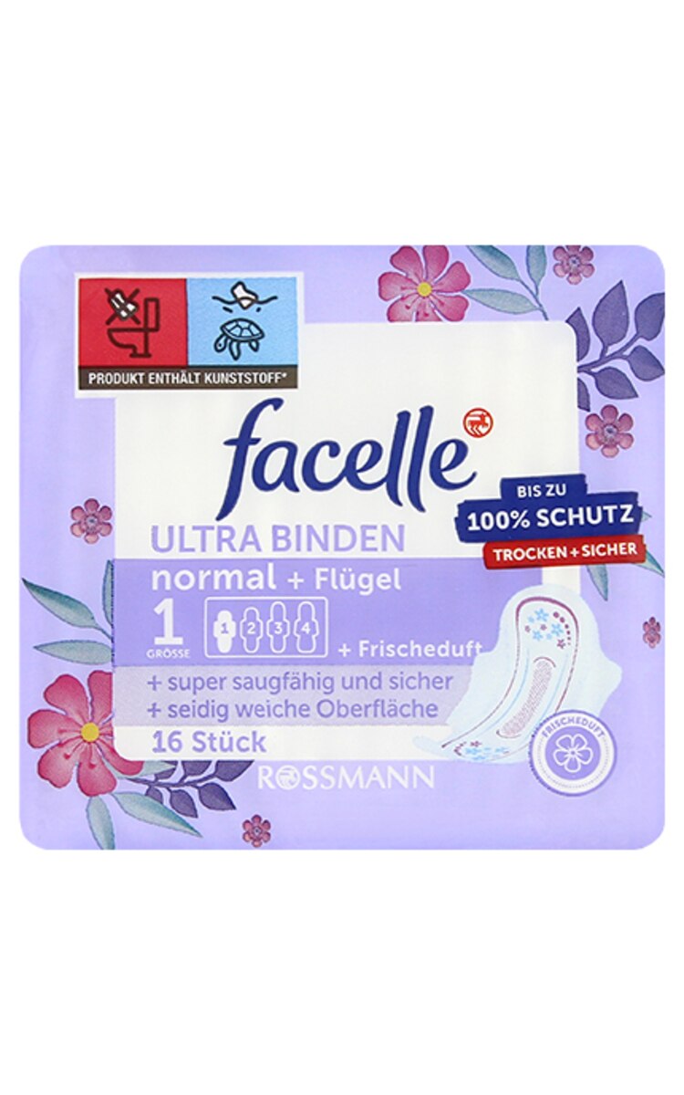 FACELLE FACELLE Ultra Normal+ Fresh higiēniskās paketes, 16gab. 16 gab.