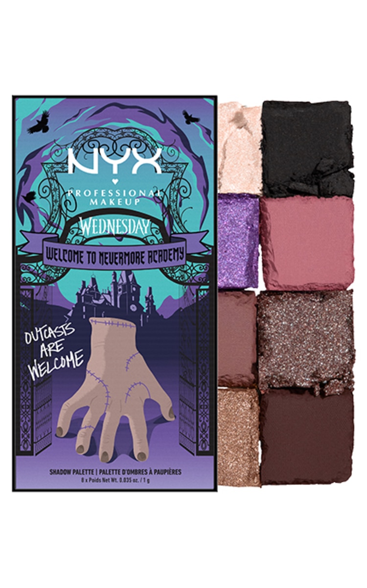 NYX PROFESSIONAL MAKEUP NYX PROFESSIONAL MAKEUP Wednesday The Nevermore Academy палетка теней для век, 1шт.