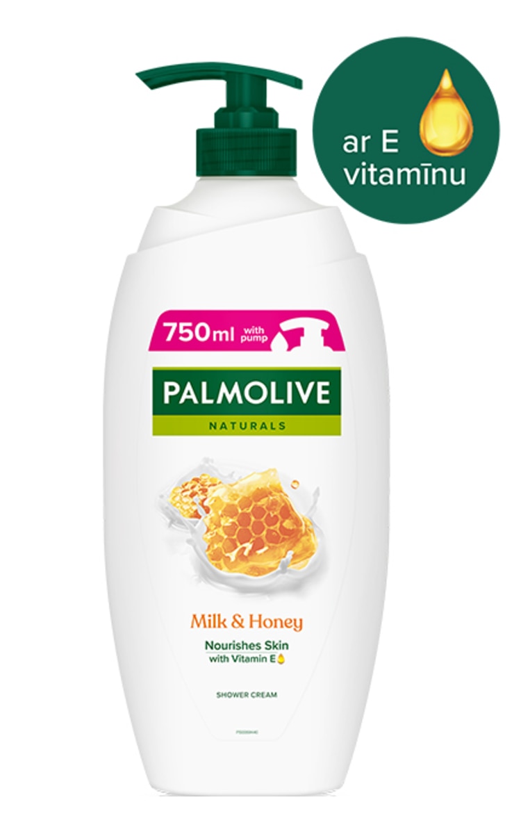 PALMOLIVE PALMOLIVE Naturals Milk&Honey dušas krēms, 750ml 750 ml