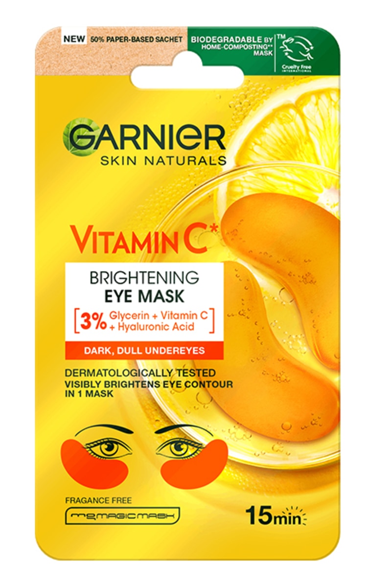 GARNIER GARNIER Vitamin C izgaismojoša acu maska, 5g