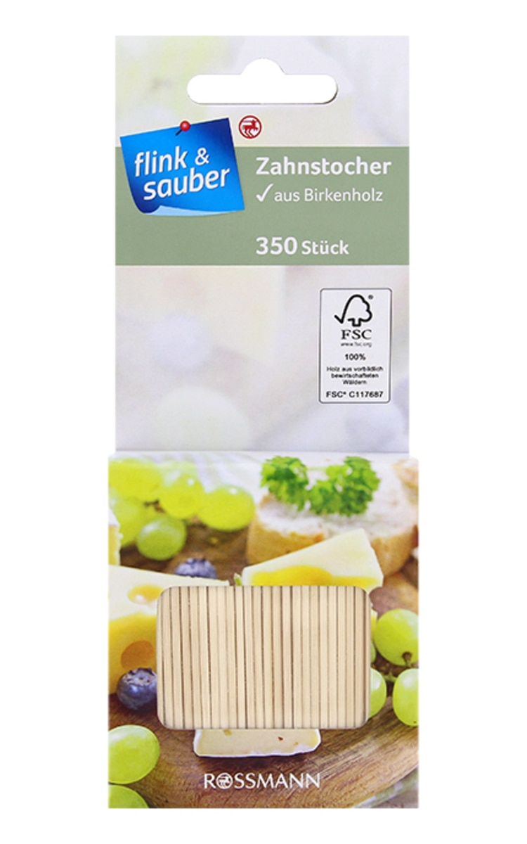 FLINK&SAUBER FLINK&SAUBER Zobu bakstāmie irbulīši, 350gab. 350 gab.