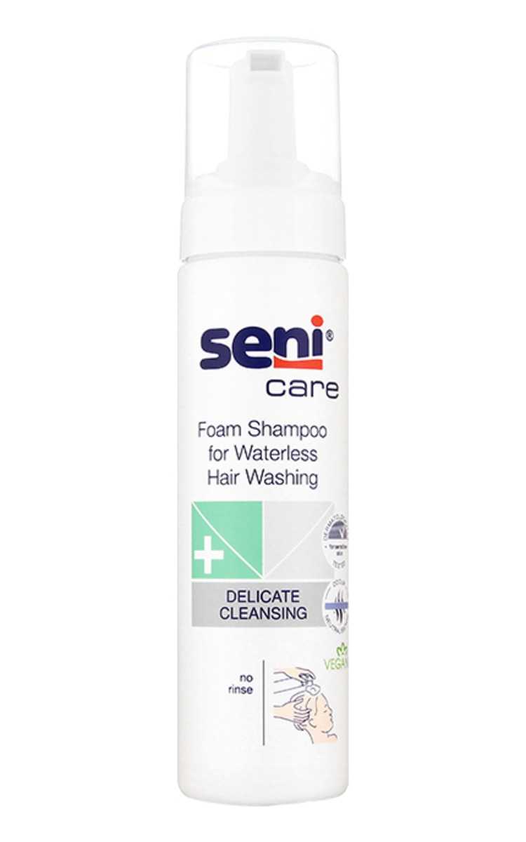 SENI SENI CARE Putu šampūns matiem, mazgāšanai bez ūdens, 200ml