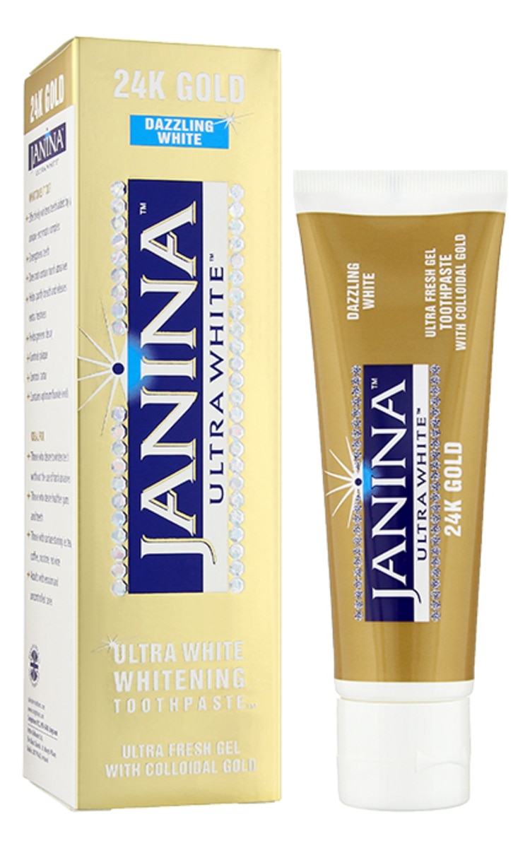 JANINA JANINA Ultra White 24K Gold Dazzling White зубная паста, 75мл