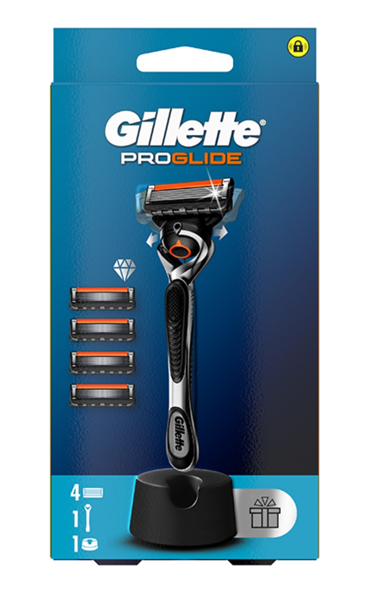 GILLETTE GILLETTE Fusion5 Proglide бритвенный станок + 4 кассеты 4 шт